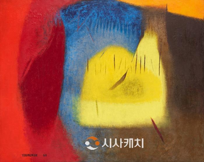 [크기변환]5. 이건희 컬렉션 전시기간 연장(유영국, 작품, 1965, 캔버스의 유채, 130x162cm .국립현대미술관 소장 이건희컬렉션).jpg