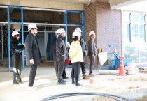 아산교육지원청, 신설학교 공사 현장 점검