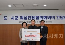 김태흠 지사, 충남여성단체협의회 간담회