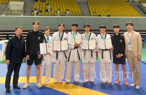 [크기변환]250427_보도자료(백석대 태권도 겨루기팀, 2025 전국종별태권도선수권대회서 금1·은1·동3 획득)_사진.JPG