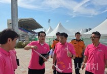 이승원 세종부시장, 조치원복숭아 축제 현장 점검