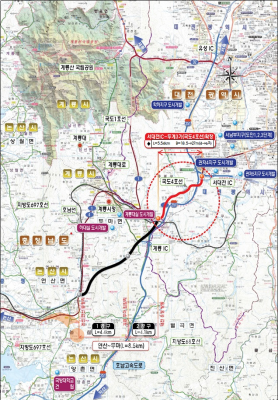 f_2. 대전시, 방동삼거리 입체교차로 추석 전 임시 개통(위치도).png