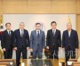 f_사진 1. 기념촬영 사진(좌측 두번째 부터 사나예프 볼리딘 엘라모노비치 부의장, 루스탐 이사예브 부대사, 문성제 총장, 최창하 부총장).JPG