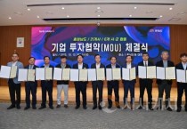 충남도, 6개 시군 21개사 4448억 투자 유치