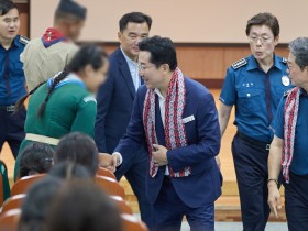 박경귀 아산시장, “네팔 잼버리 대원 격려”