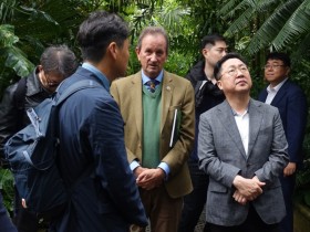 이장우 대전시장, 영국 에든버러 왕립식물원 시찰